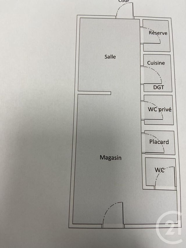 Appartement Local &agrave; louer - 3 pi&egrave;ces - 88 m2 - Verdun - 55 - LORRAINE